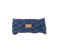 Aran Traditions Cable Knitted Style Headband (Denim Blue Mix)
