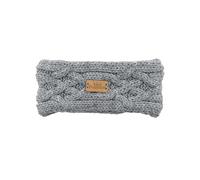 Aran Traditions Cable Knitted Style Headband (Silver Grey)