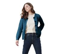 Aran Woollen Mills Irish 100% Supersoft Merino Wool Aran Lumber Cardigan for Women Teal