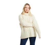 Aran Woollen Mills Patchwork Roll Neck Jumper Size M