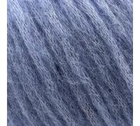 Aran/Worsted-Weight, Alpaca, Merino Wool and Polyamide Blend Blown Yarn, 50g - Alpaca Cloud 102 Cirrus Blue