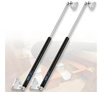 ARANA 30 inch 150 LB Gas Prop Struts Shocks with L Mounting Brackets, 2 Pcs 30" 150 Pound Lift-Support Gas Springs for Heavy Duty RV Storage Box Trap Door Floor Hatch (Very Strong for 135-165lb Lid)
