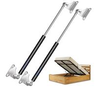 ARANA Universal 760MM 356N 36KG Gas Struts for Heavy duty Ottoman Bed Floor Hatch Door Bin Storage Kitchen Cabinet and DIY Projects 76cm gas spring lift support shock with mounting brackets, 2PCS