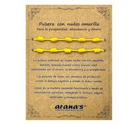 arana's - 7 Chakra Bracelet with Yellow Knots Women Men - For Abundance and Money - Yellow Thread Protection Negative Energy - Good Luck Amulet - Intelligence Prosperity (Yellow)
