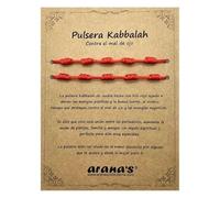 arana's - Bracelet 7 knots with evil eye woman man children babies - For the evil eye - Red thread protection negative energy - Lucky charm - Couples family friends, Ajustable de 11 cm hasta 28 cm,