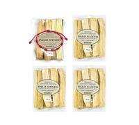ARANA'S - Palo Santo to burn - Natural incense - 100% natural sacred wood from Peru - Removes negative energies and attracts positive ones - Palo Santo premium quality - Lucky charms (4 pack)