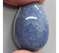 arana's - Polished Natural Stone Eggs - Pocket Egg 3x2cm - Protect Yourself, Lucky Amulet - Natural Healing Stones and Crystals Meditation (Aventurine Blue)