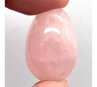 arana's - Polished Natural Stone Eggs - Pocket Egg 3x2cm - Protect Yourself, Lucky Charm - Natural Healing Meditation Stones and Crystals (Rose Quartz)