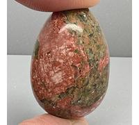 arana's - Polished Natural Stone Eggs - Pocket Egg 3x2cm - Protect Yourself, Lucky Charm - Natural Healing Meditation Stones and Crystals (Unakita)