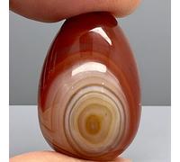 arana's - Polished Natural Stone Eggs - Pocket Egg 3x2cm - Protect Yourself, Lucky Charm - Natural Healing Meditation Stones and Crystals (Carnelian)