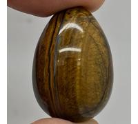 arana's - Polished Natural Stone Eggs - Pocket Egg 3x2cm - Protect Yourself, Lucky Charm - Natural Healing Stones and Crystals Meditation (Tiger's Eye)