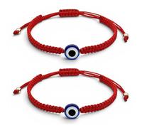 arana's® - Red thread and evil eye bracelet for women men children - Amulet against the evil eye - Red thread protection negative energy - Couples family friends - Original gift, Ajustable de 11 cm