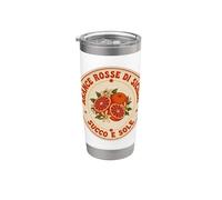 Arance Rosse di Sicilia Succo e Sole Vintage Orange Art Stainless Steel Insulated Tumbler
