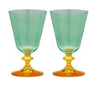 Arancia wine glasses - Set of 2 Green one size