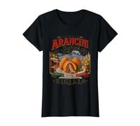 Arancini Siciliani Authentic Sicily Italian Food Art Value Graphic T-Shirt, Women, Black, XL