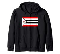 Arapaho Nation Flag Native American Tribe Zip Hoodie