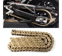Arashi 530 O-Ring Drive Chain 120 Links with Connecting Master Link for KZ440 LTD 1980-1983, EN500 Vulcan 500 LTD 1996-2010, EX500A 1987-1993, H1-500 1969-1975, KH500 1976, Gold