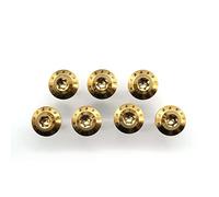 Arashi Front Brake Disc Rotors Mounting Bolts for CBR1100XX 1997-2007, X1100 ELEVEN 2000-2003, CB1284 CB1300 1997-2002 Titanium Tapered Torx Screws M6x20 Gold 12 Pcs