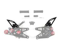 Arashi Heel Guard Universal for Adjustable Rearsets/Motorcycle footrests Replacement Accessories Spare Parts Black 1 Pair
