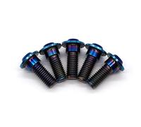 Arashi Motor Rear Brake Disc Rotors Mounting Bolts for Suzuki GSXR 600 97-17 750 96-17 1000 01-15 1100 87-88/SV650 03-10/SV1000 03-07/TL1000R 98-03 Titanium Tapered Torx Screws M8x22 Blue 5 Pcs