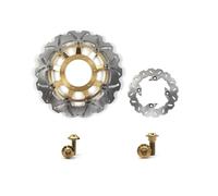 Arashi Oversize Floating Front Rear Brake Discs Rotors w/Mounting Bolts Screws for CBR250R 2011-2013, Motorcycle Replacement Accessories Parts