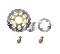 Arashi Overzie Floating Front Rear Brake Discs Rotors w/Mounting Bolts Screws for Honda-HM CRE250F CRE250X 2004-2009, CRF250R CRF250X SUPERMOTARD 2004-2008, Motorcycle Accessories Parts