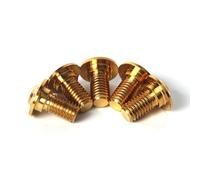 Arashi Rear Brake Disc Rotor Mounting Bolts for BMW HP2 2005-2009, K1200R 2004-2008, K1200S 2003-2008, R1200GS 2004-2012 ABS include Titanium Tapered Torx Screws M6x20 Gold 5 Pcs