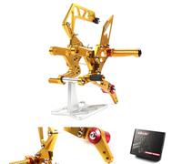 Arashi Version 2.0 Adjustable Rearsets for Yamaha YZF R1 R1M R1S RN32 2015-2023, Gold Rear Sets Footpegs Footrests Accessories
