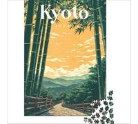 Arashiyama Bamboo Grove jigsaws for adults1000 pieces | Stress Reliever Challenging To Complete Antistress Vacation at home Killing time 50x75cm