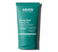 Arata Natural Curl Defining Hair Gel for Studio Styling, Shaping, Strong Hold & Nourishment with Organic Flaxseed & Olive Extracts | For Medium-To-Strong-Hold For 12 Hours & Boosts Hair Growth-150 ml