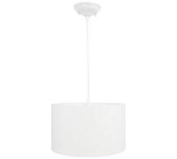 Aratextil Sofia Pendant Lamp, Polyester/Cotton, White, 30x18 cm