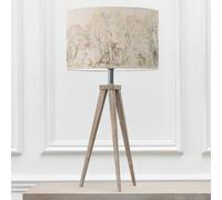Aratus Table Lamp With Enchanted Forest Eva Lampshade Voyage Maison Grey One Size