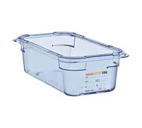 Araven ABS (BPA Free) Blue Container - GN 1/4 100mm