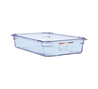 Araven ABS Food Storage Container Blue GN 1/1 100mm