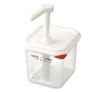 Araven CR820 Sauce Dispenser GN 1/6, 2.6 L, Transparent