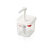 Araven CR820 Sauce Dispenser GN 1/6, 2.6 L, Transparent