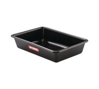 Araven Deep Food Tray Black 10Ltr