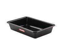 Araven Deep Food Tray Black 3Ltr