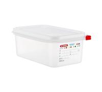 Araven Polypropylene 1/4 Gastronorm Food Containers 2.8Ltr (4 pack)