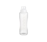 Araven Squeeze Sauce Bottle 3 Nozzles White - 50cl