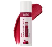 Aravi Organic Beetroot Tinted Lip Balm SPF 50 P Brightening Lip Balm for Dark Lips | Hydrates Dry & Chapped Lips | Kojic Acid, Ceramide, Peptide & Vitamin E | Men & Women | 5g