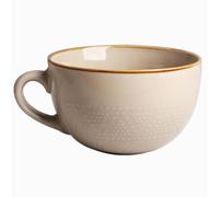 Arawat 700 ML Large Mugs Ceramic Cup with Handles Cute Coffee Cups Ceramic Tea Mugs with Spoon Coffee Tea Cereal Bowls Porcelain Large Mug Birthday Giant Soup Bowls with Handles