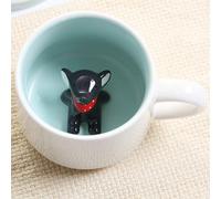 Arawat Large Cup 700ml Tea Mugs Big Ceramic Cappuccino Mugs XXL Jumbo Mug Soup Bowl with Handle Large Coffee Mug Cereal Bowls with Spoon Coffee Tea Muesli Cups Porcelain