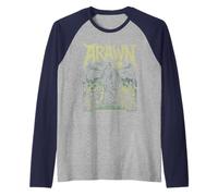 Arawn King of the Deadlands Celtic Death God Raglan Baseball Tee