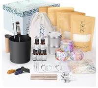 Araya Moon Candle Making Kit - Premium Candle Making Supplies with Soy Wax, Melting Jug, Tins, Thermometer, Fragrance Oils - DIY Scented Candle Making Kits for Adults and Children.