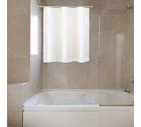 Arayarser Waterproof Plastic Shower Curtain, 24" x 36" (61x91 cm), for Bathroom Window, Durable Vinyl Shower Curtain, 24" x 36" (61x91 cm), White