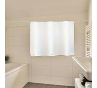 Arayarser White Waterproof Plastic Shower Curtain 36x24 for Bathroom Window | Heavy Duty PEVA，Small Inside Shower Window Curtain Vinyl, Short Length 36 W x 24 L Inches