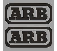 ARB X2 Stickers Pair Stickers Black Graphics Decal Sticker Offroad 4X4