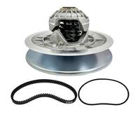 ArbDicco Secondary Driven Clutch W/Belts Compatible with Yamaha Golf Cart G29 YDRA Drive 2007-2016, YTF Adventure Sports drive 2007-2008, Drive2 DR2A CAM 2017-up, JW8-G6202-26-00 JW8-G6202-22-00