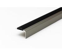 Arbiton Aluminium Stair Nosing 40mm - Titanium - Anti-Slip Insert, 1.2m (Titanium)